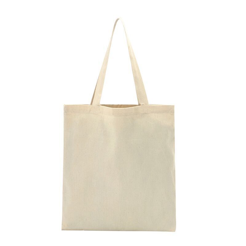 A4 Size Cotton Tote Bag, Color :: Natural Beige (Default)