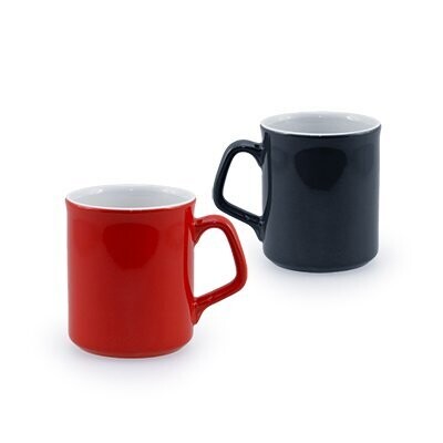 Zendo 2-Tone Ceramic Coffee Mug with Black Box