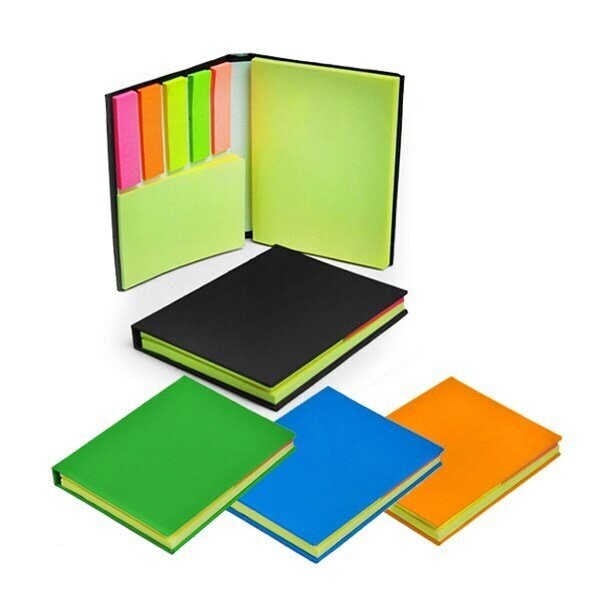 Pocket Size Notestix Memopad with Colored Tabs