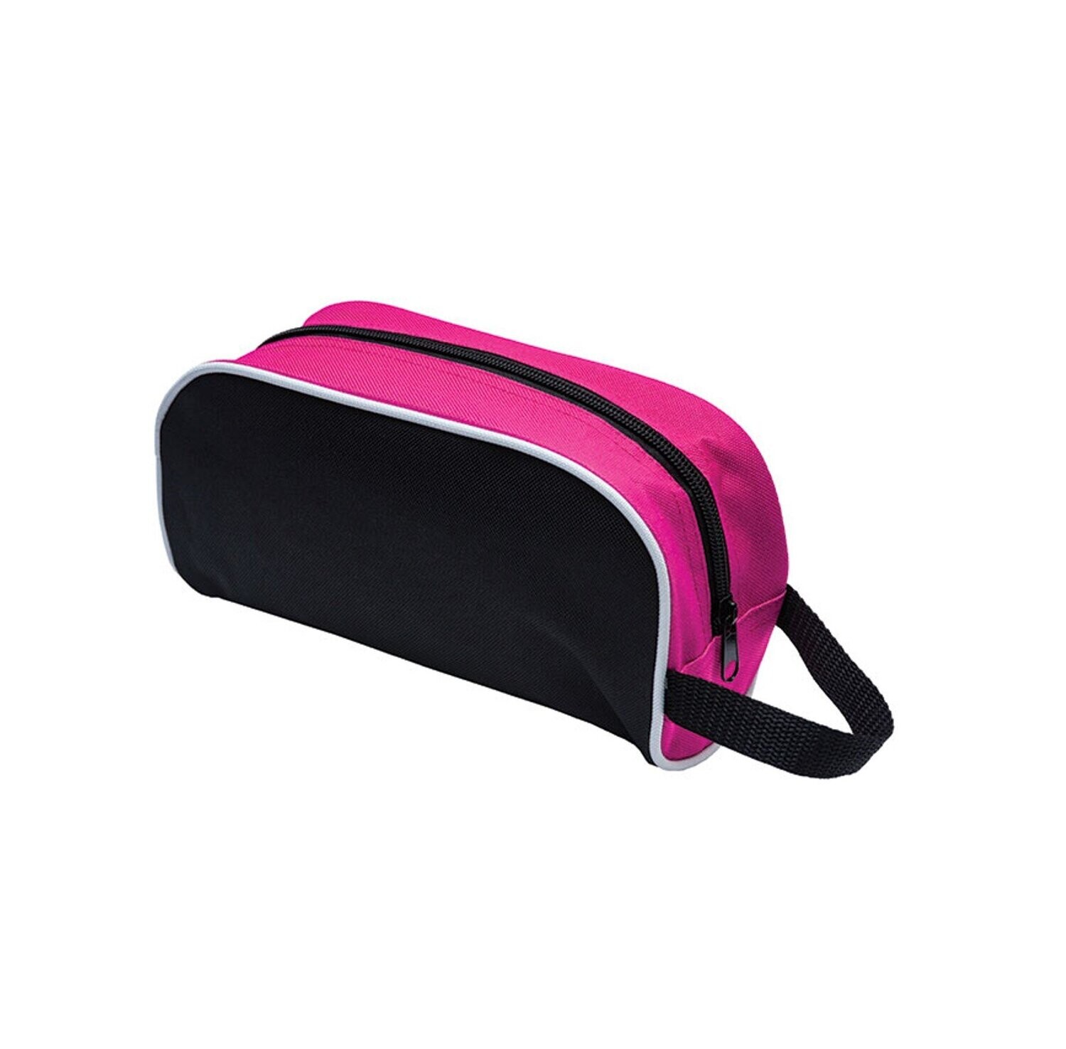 Nylon 600D 2-Tone Design Shoe Bag, Color :: MB0726 Magenta/Black
