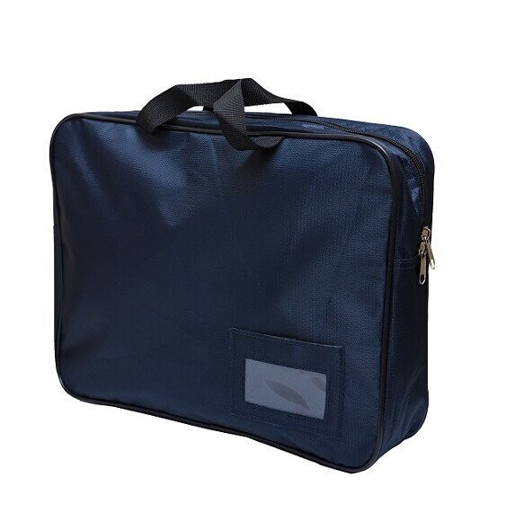 Nylon Jacquard Document Bag, Color :: BP6601 Navy Blue