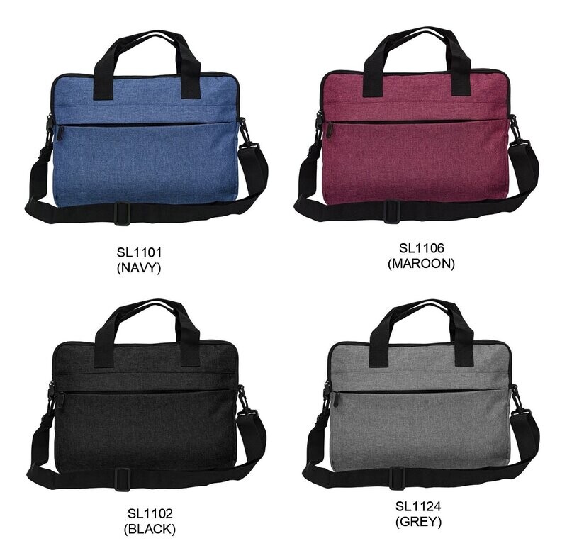 2-Tone Nylon Document Bag