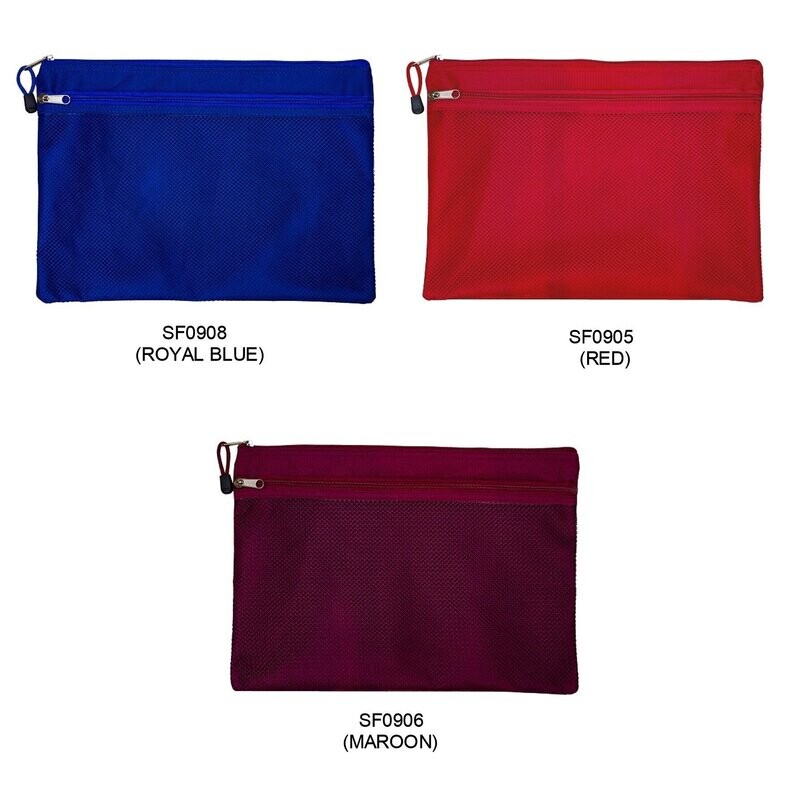 Nylon 600D with Netting Seminar Folder Bag