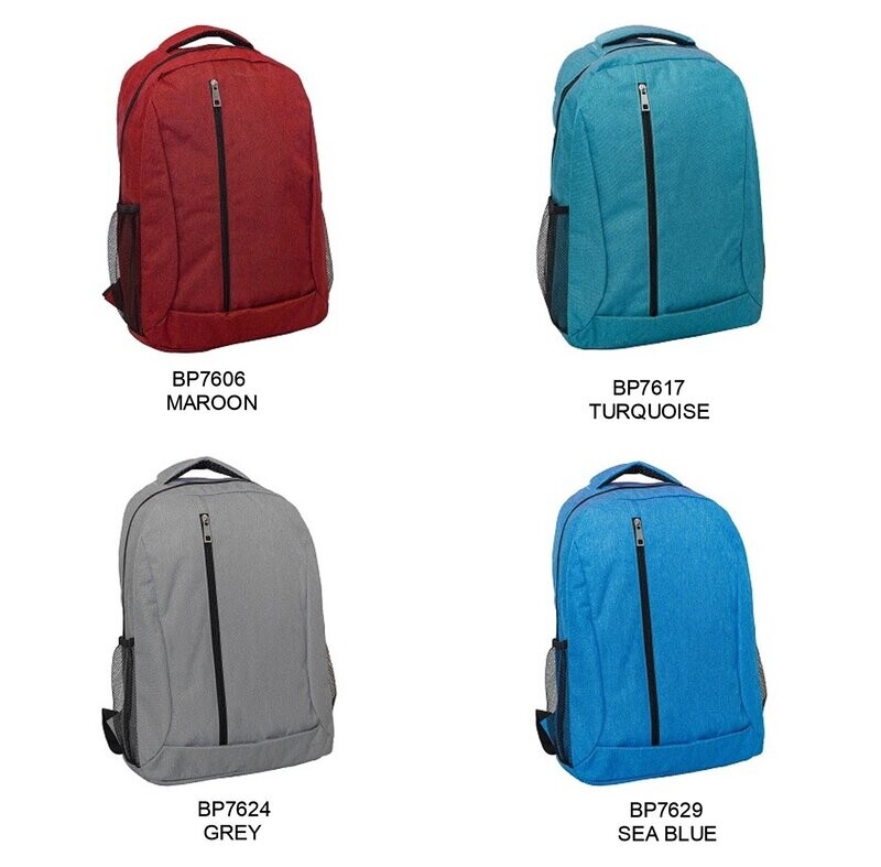 2-Tone Nylon Laptop Backpack