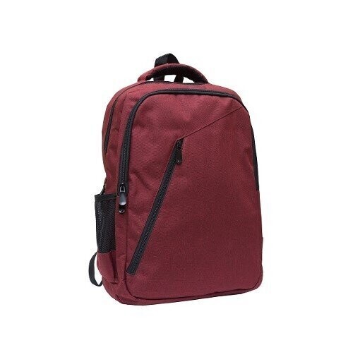 Minimalist Nylon Laptop Backpack, Color :: LT1006 Maroon