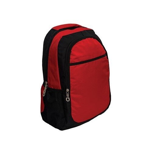 Premium Laptop Backpack, Color :: LT0605 Red/Black