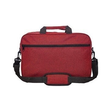 2-Tone Nylon Laptop Document Bag, Color :: SL1306 Maroon
