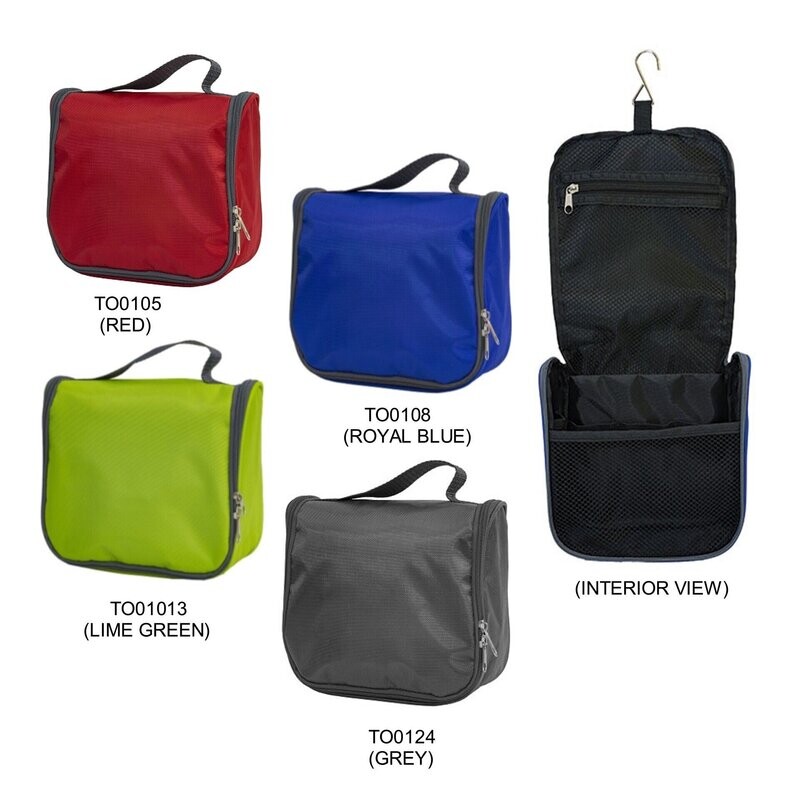 Nylon 420D 2-Fold Toiletry Bag