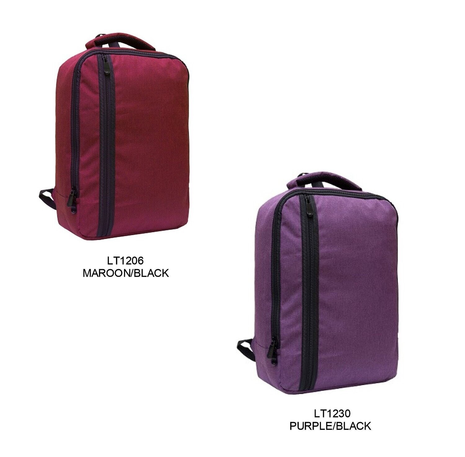 2-Tone Nylon Laptop Backpack