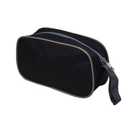 Nylon 600D Toiletry Pouch, Color :: BP4501 Black