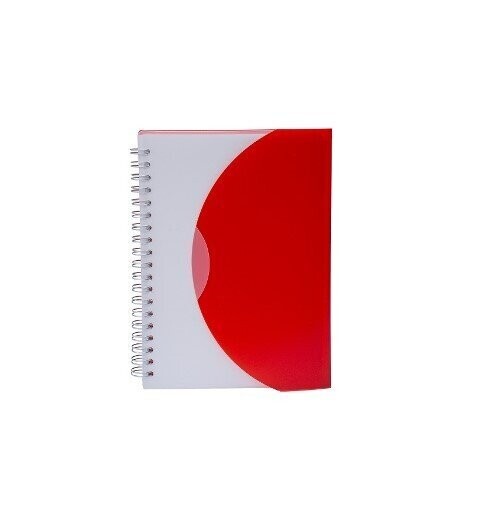 Pocket Size Wire-O PP Cover Notebook, Color :: NB1005 Red