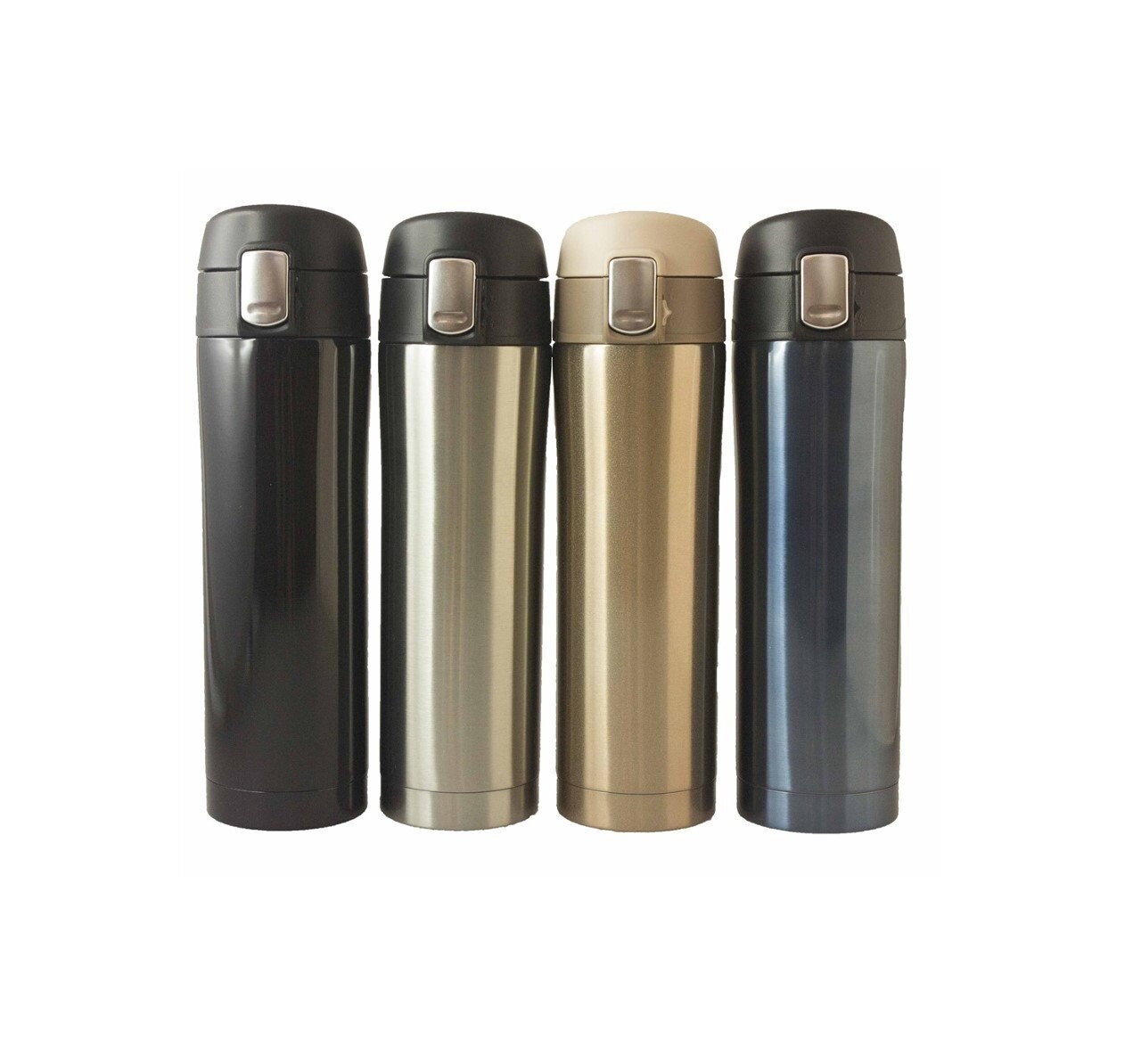 Double-Walled Stainless Steel Vacuum Flask (500ml) with Plain Box