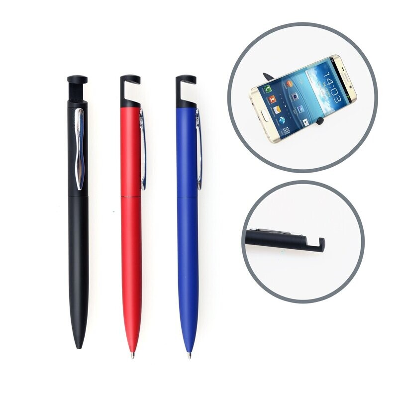 Matdox Aluminium Ball Point Pen with Phone Holder