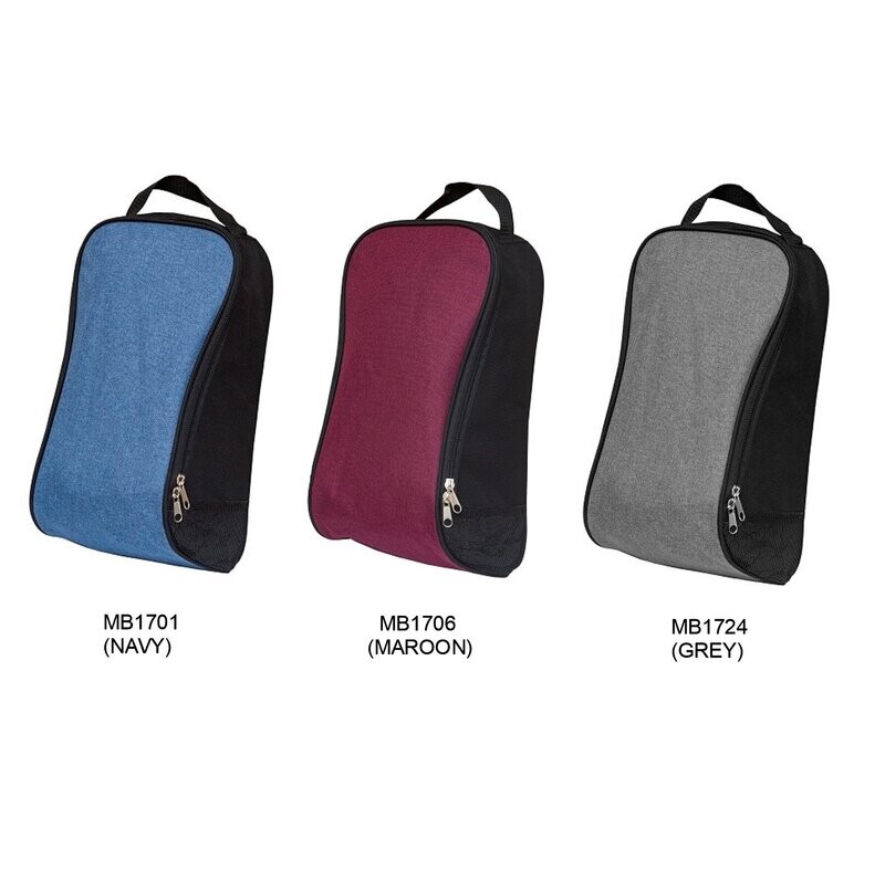 Nylon 600D 2-Tone Design Shoe Bag