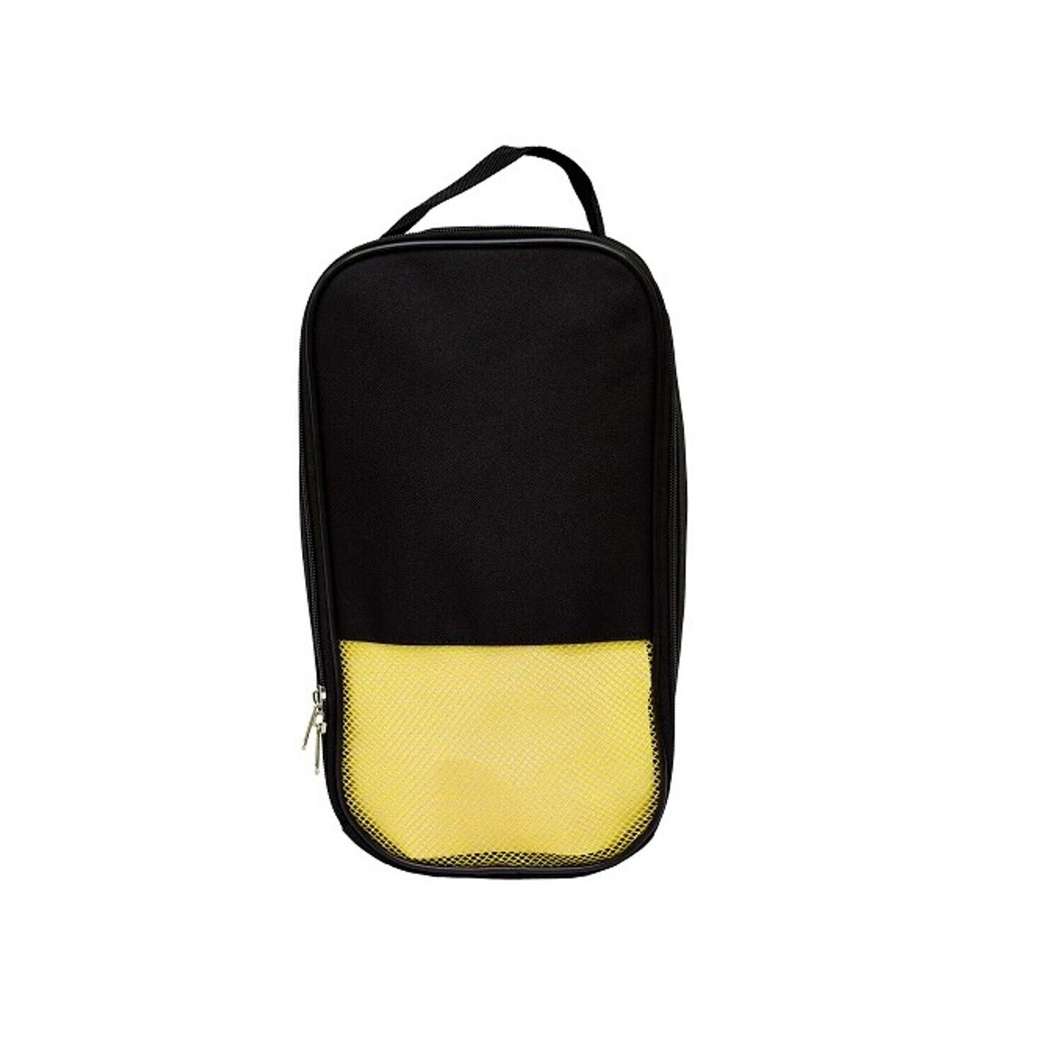 Nylon 600D Trendy Shoe Bag with Netting, Color :: MB3204 Yellow