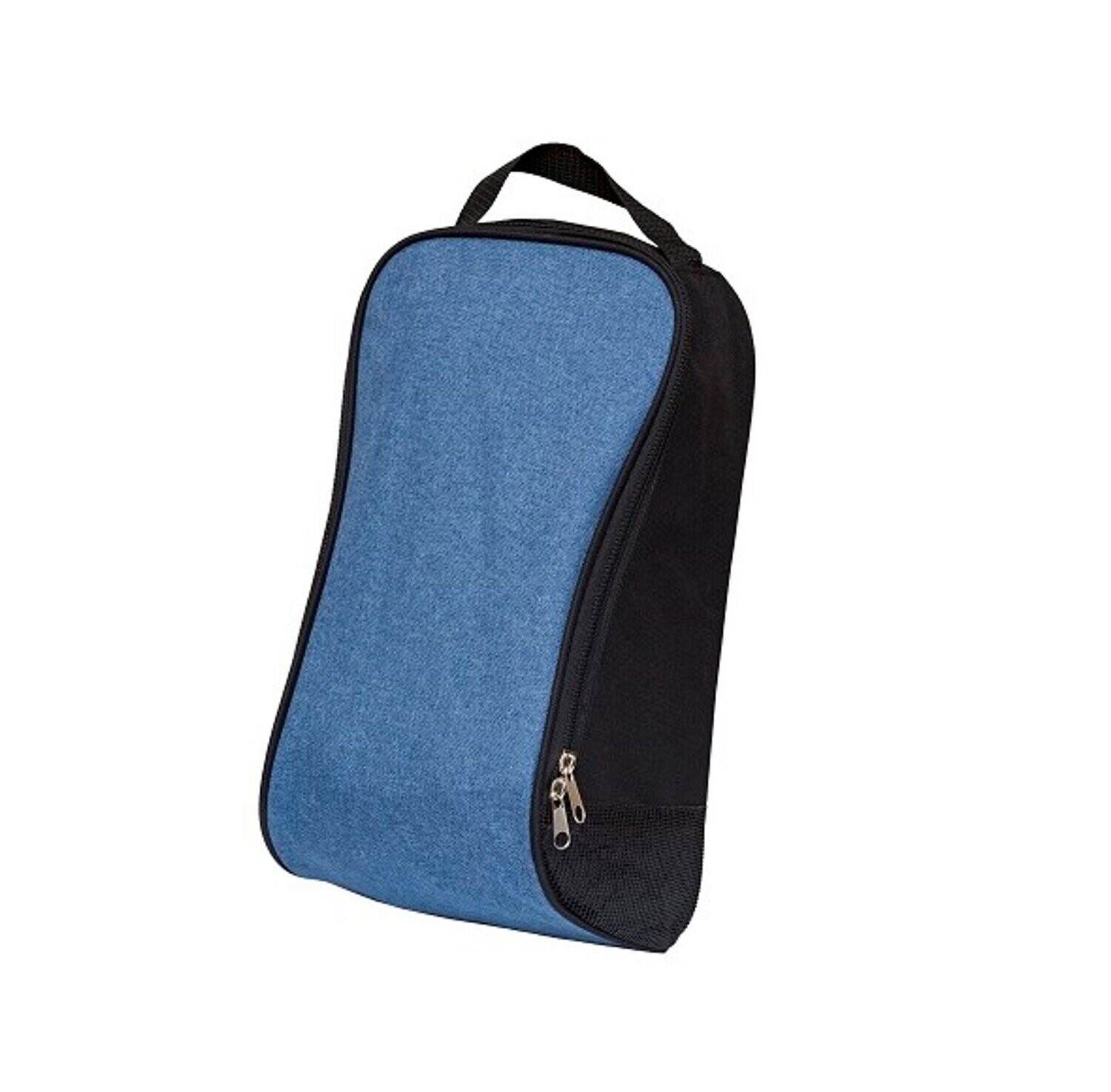 Nylon 600D 2-Tone Design Shoe Bag, Color :: MB1701 Navy Blue