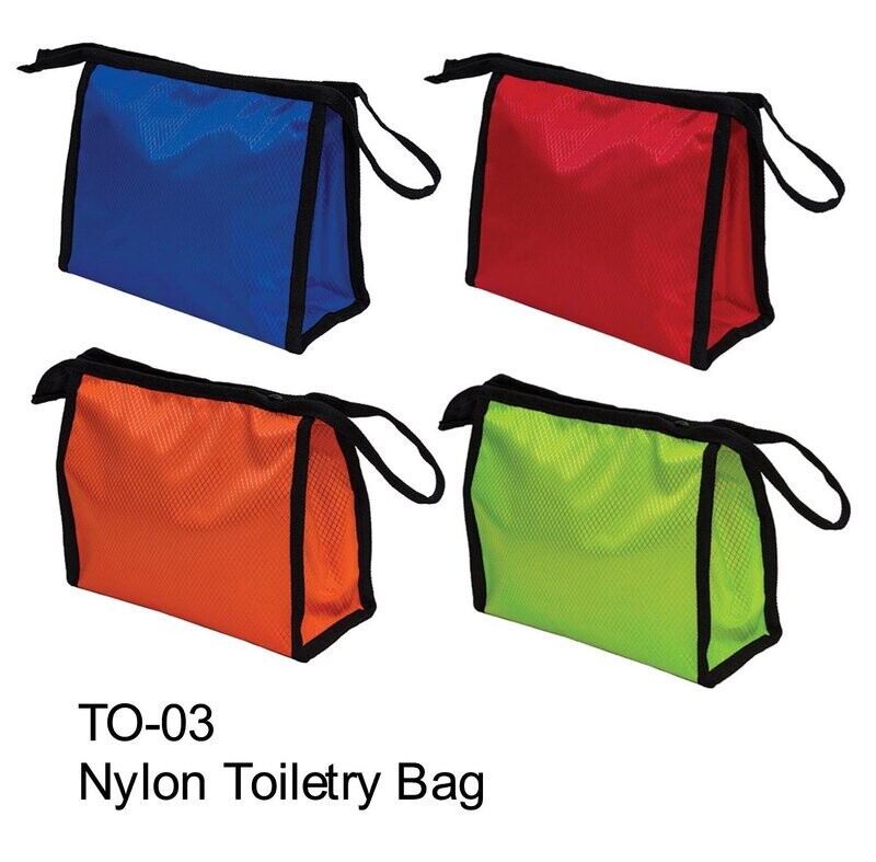 Nylon Jacquard Utility Zipper Pouch