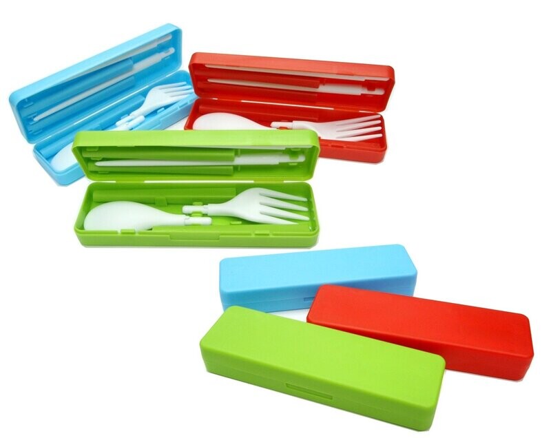 3-in-1 Cutlery Set with Candy Color Box