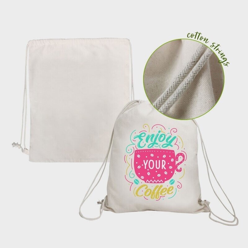 Eco-Friendly Cotton Drawstring Bag