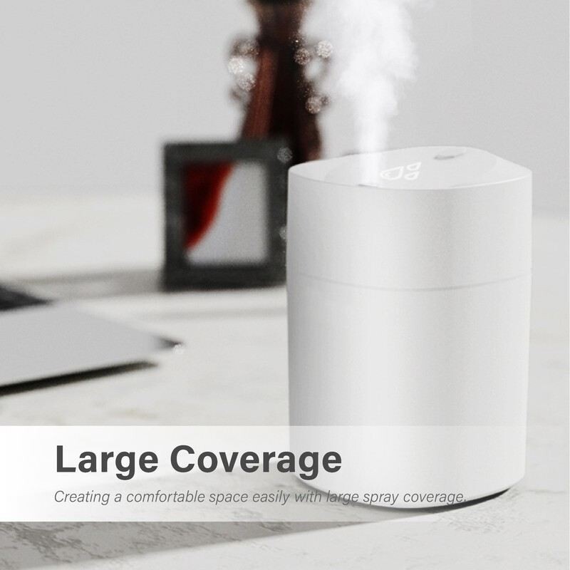 Humidifier with White Foldable Box