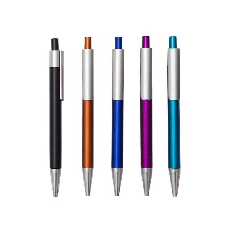Metallic Color Plastic Ball Point Pen