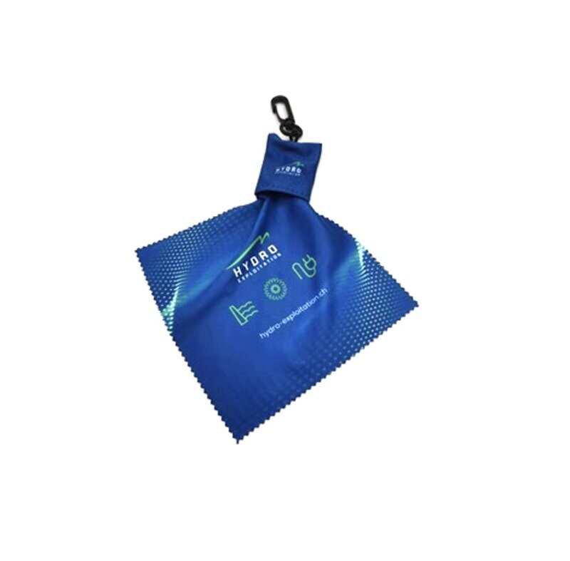 Microfibre Screen Cleaning Cloth with Carabiner Pouch