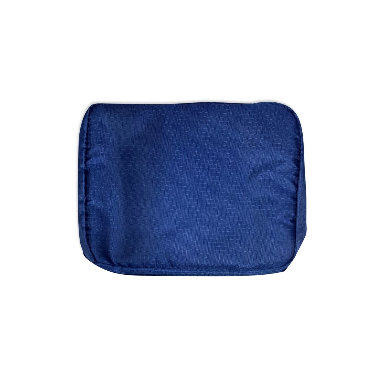 Multi-Compartment Polyester Toiletry Pouch, Color Option :: Navy Blue