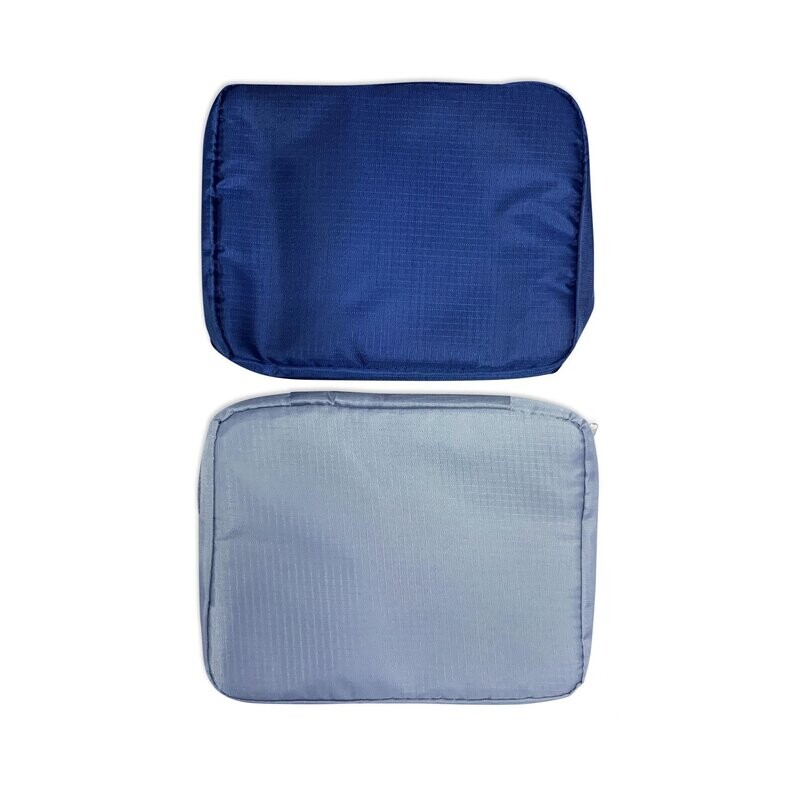 Multi-Compartment Polyester Toiletry Pouch