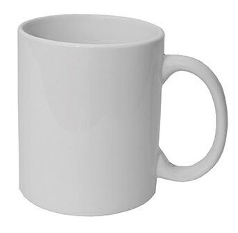 Ceramic Mug (400ml) with Foldable White Box, Color of Mug :: CR0800 White