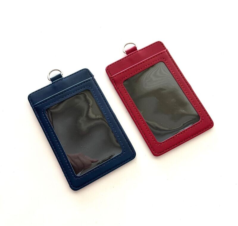 Customised PU Leather ID Card Holder (Portrait)