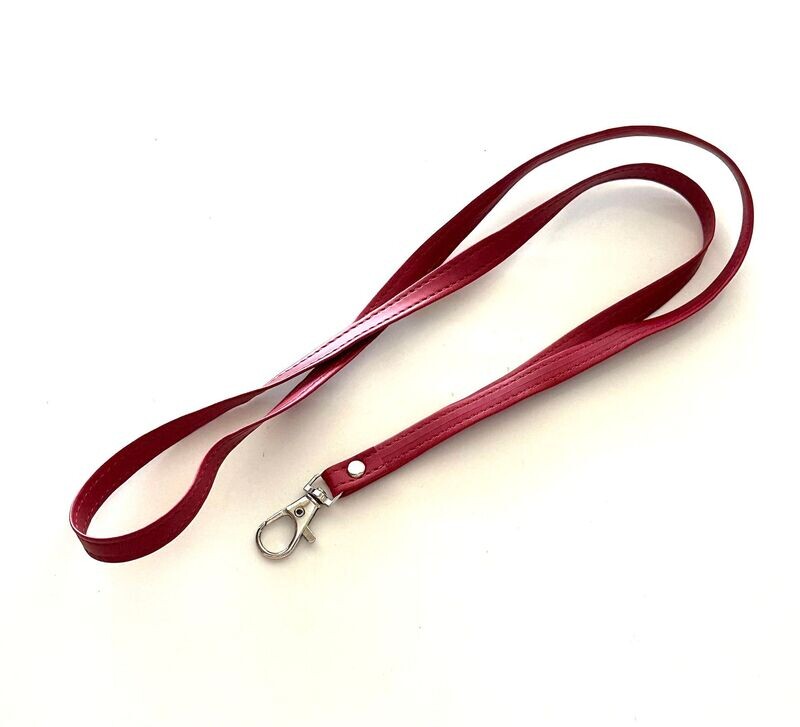 PU Lanyard with Carabiner Hook