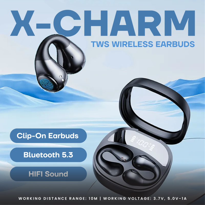 X-Charm TWS Wireless Earbuds with Docking Case