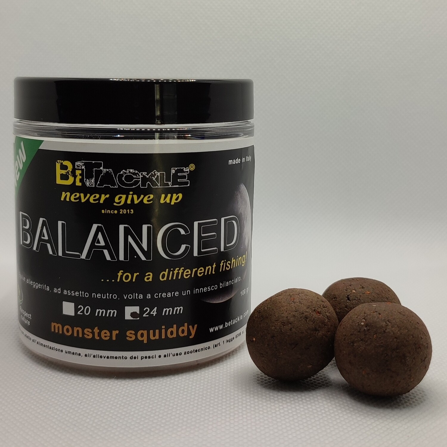 Boilies BETACKLE bilanciate da innesco 100 gr MONSTER SQUIDDY