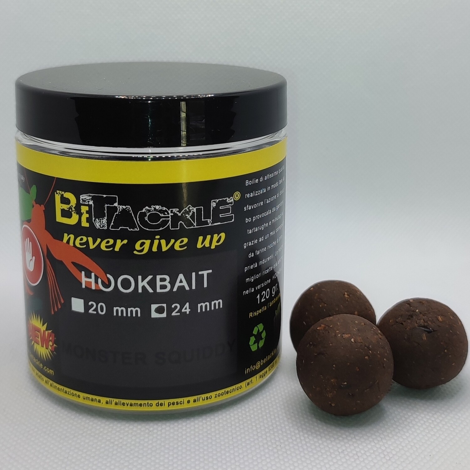 Boilies BETACKLE hookbaits 120 gr MONSTER SQUIDDY