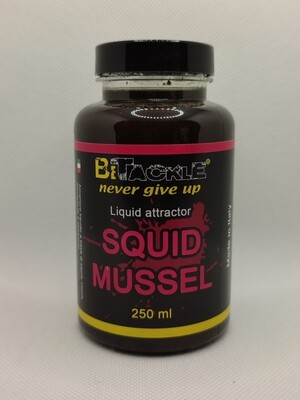 Liquid food attrattore BETACKLE squid mussel 250 ml