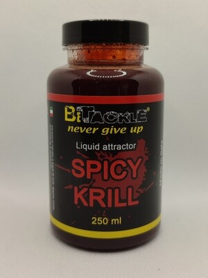 Liquid food attrattore BETACKLE spicy krill 250 ml