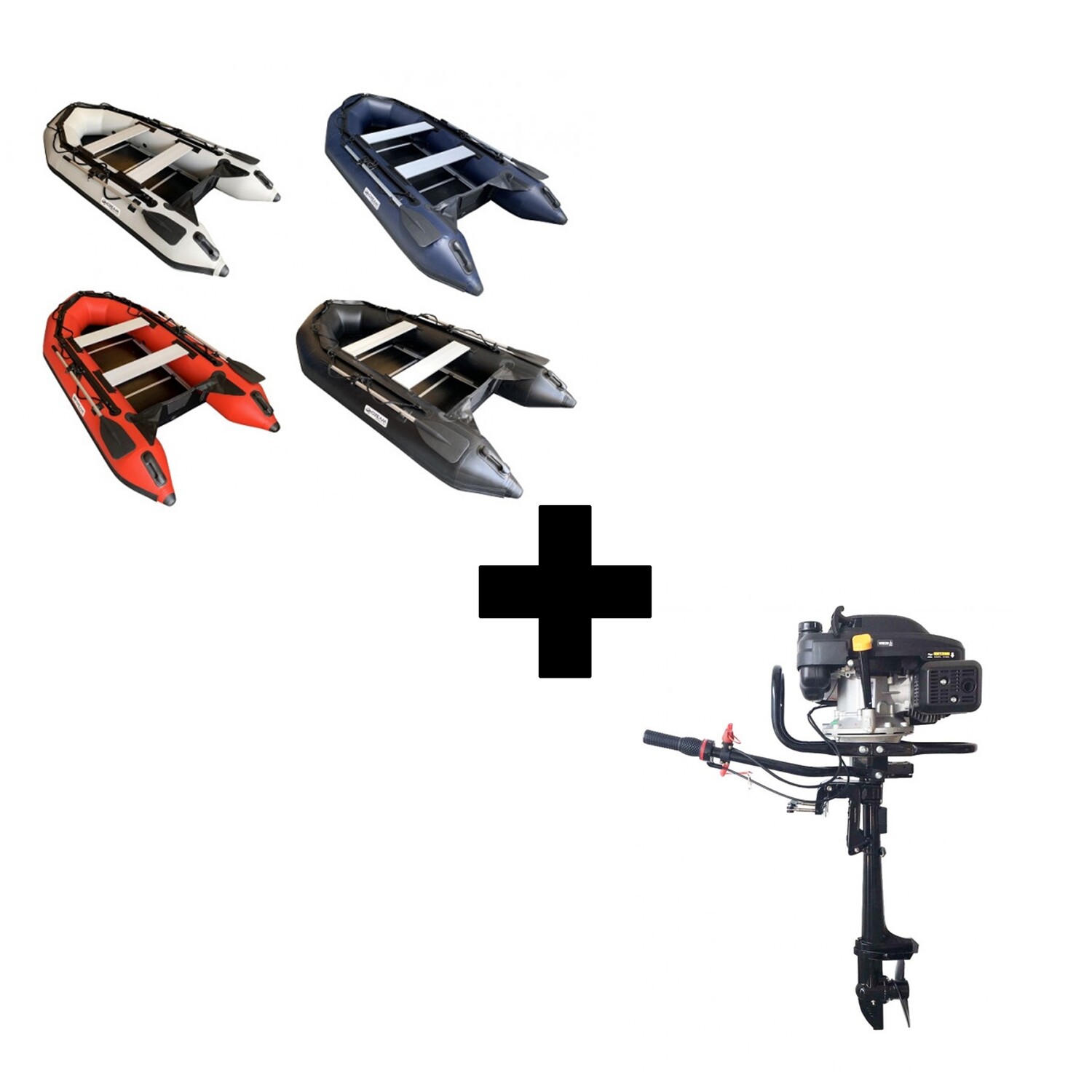 Offerta abbinata gommone tender Ozeam 3.00 metri PAIOLATO + motore Ozeam Sherpa 5.5 hp 4 tempi