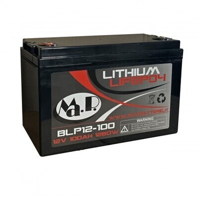 Batteria litio LIFEPO4 12V 100 AH