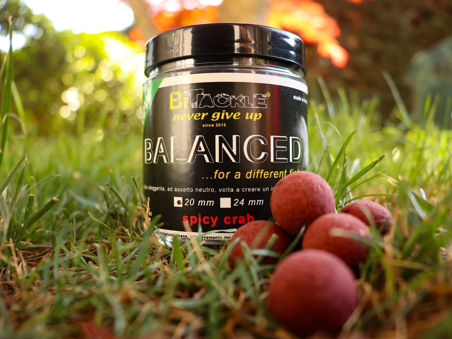 Boilies BETACKLE bilanciate da innesco 100 gr SPICY CRAB