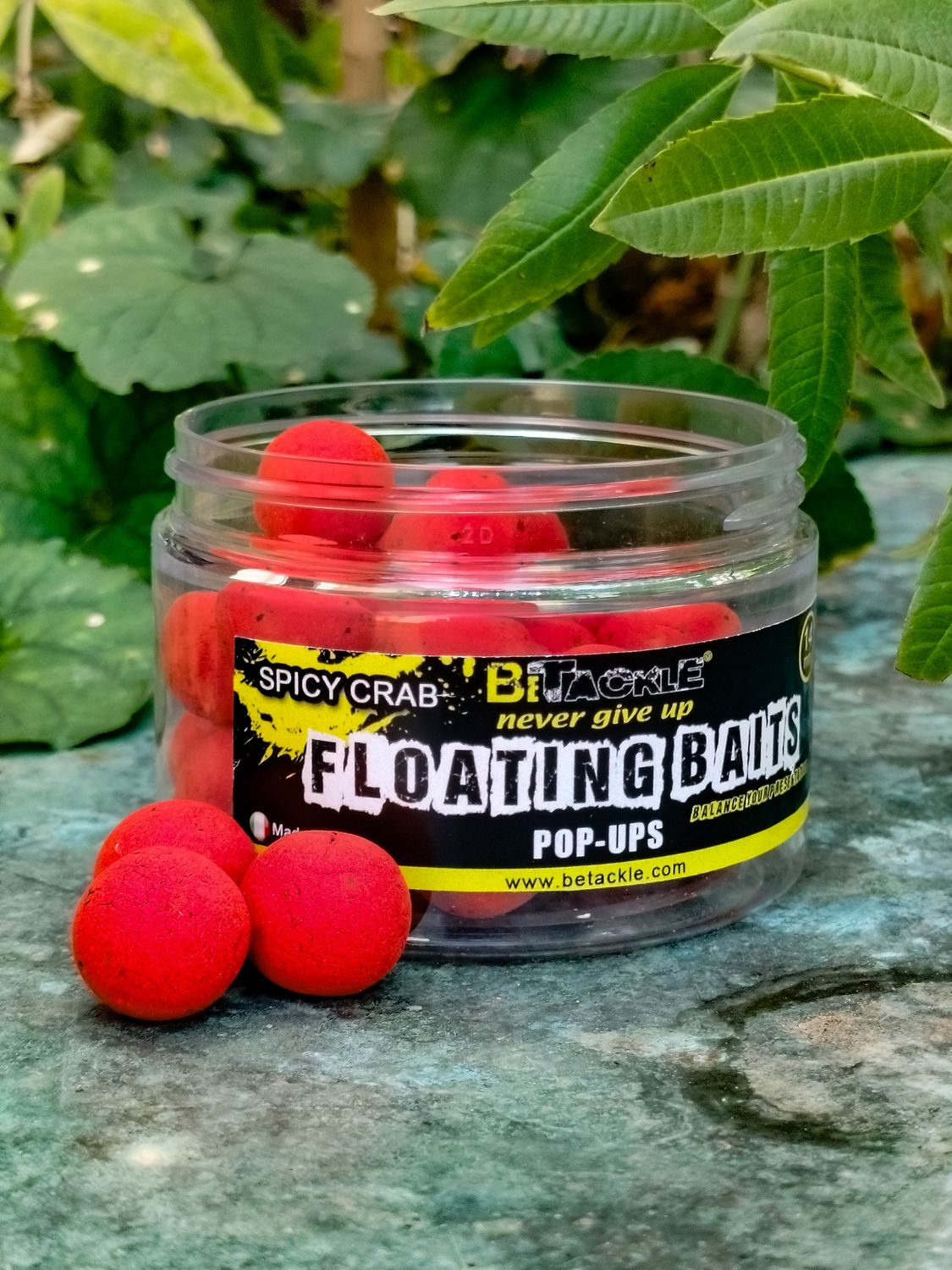 Boilies BETACKLE pop-ups 40 gr SPICY CRAB