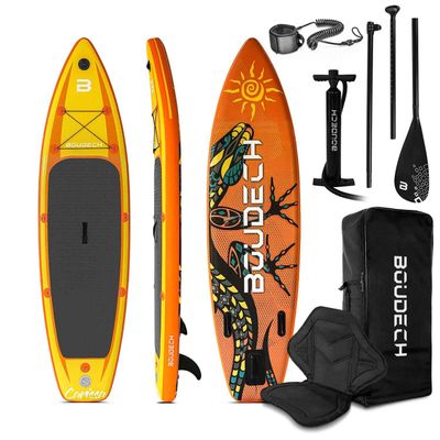 Tavola da SUP Boudech gonfiabile Flatwater da 300x75x15 cm + Sedile