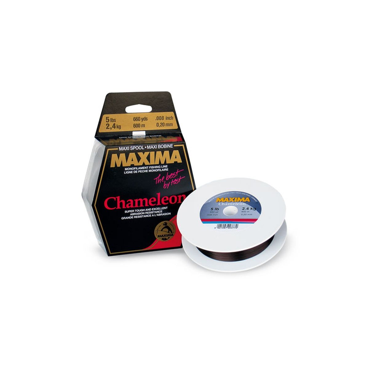 Monofilo MAXIMA CHAMELEON autoaffondante 600 mt