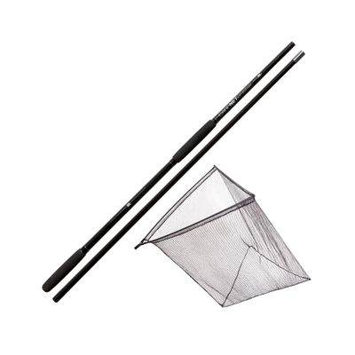 Guadino carpfishing Lineaeffe carpnet kit manico due sezioni 90 cm