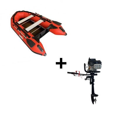 Offerta abbinata gommone tender Ozeam 3.00 mt paiolato + motore fuoribordo Ozeam Sherpa 3.5 hp pro 4 tempi + telo copertura