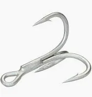 Saltwater treble hooks