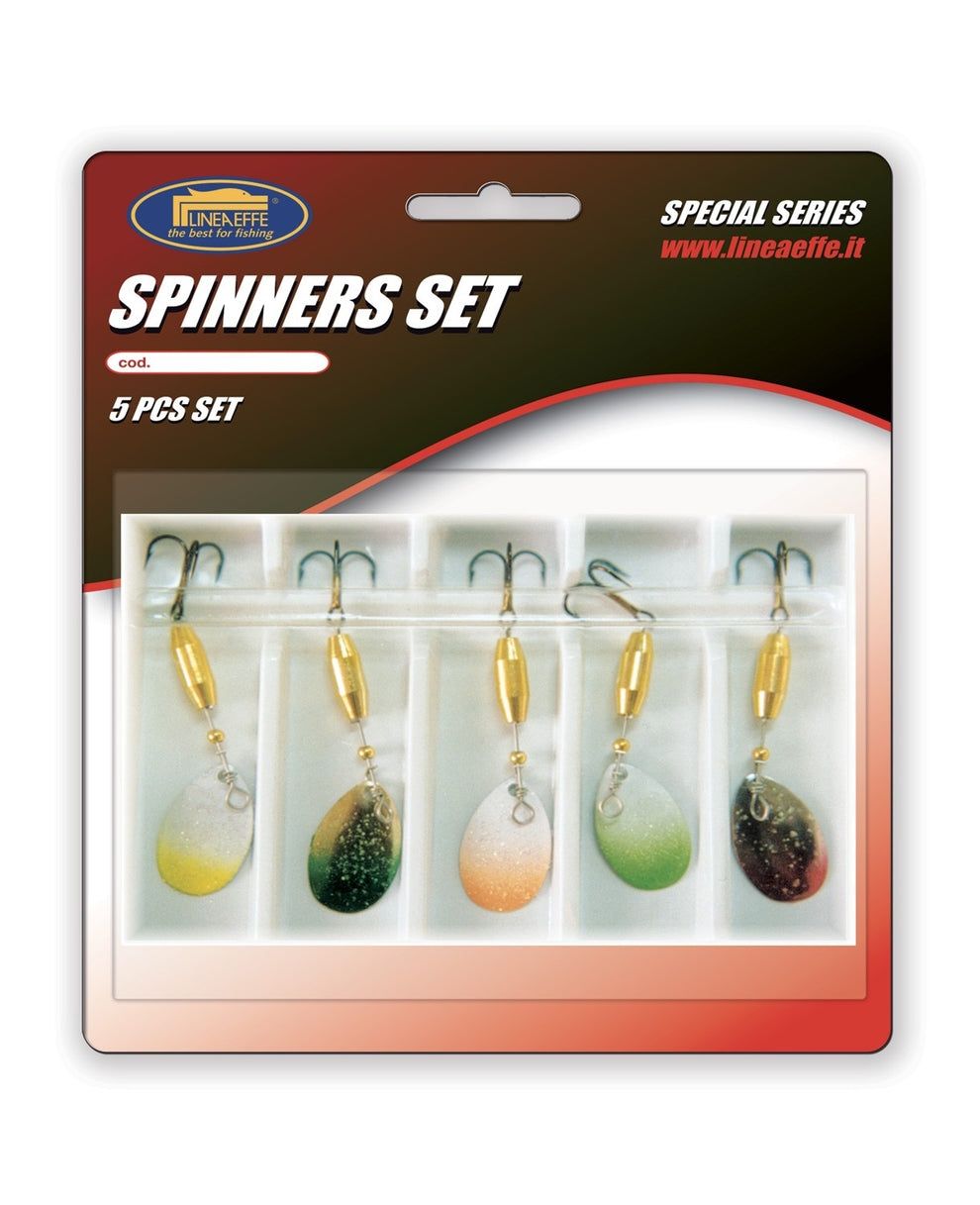 Set 5 spinner trota Lineaeffe assortiti 3.5 g