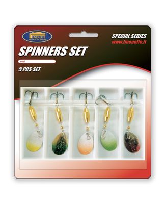 Set 5 spinner trota Lineaeffe assortiti 3.5 g