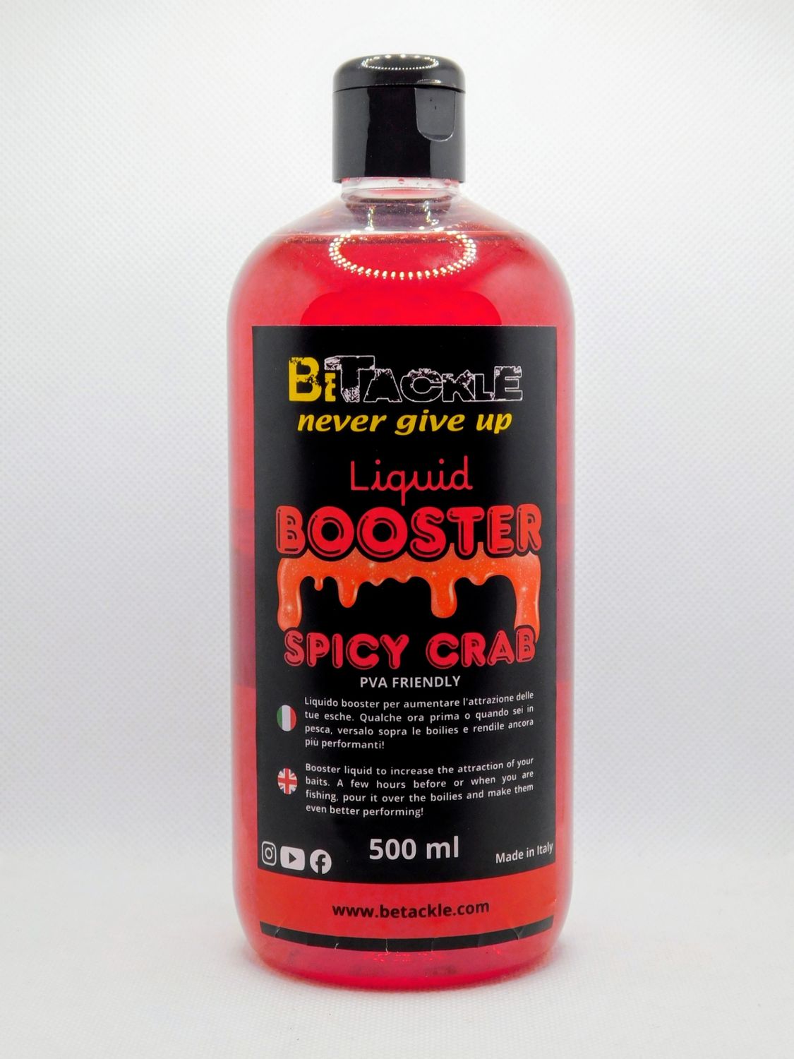 Liquid booster Betackle spicy crab 500 ml
