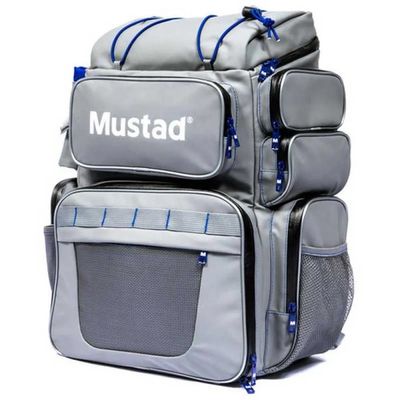 Zaino da pesca Mustad game time con 4 scatole