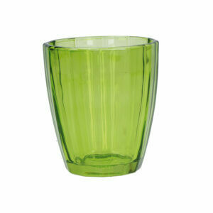Set 6 Bicchiere acqua Amami verde prato - Rose &amp; tulipani